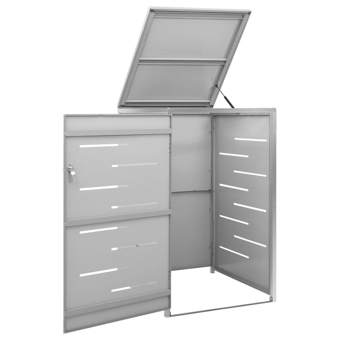 Magazie pentru pubelă unică, 69x77,5x112,5 cm, oțel inoxidabil - WALTI WALTI