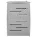 Magazie pentru trei pubele, 207x77,5x112,5 cm, oțel inoxidabil - WALTI WALTI