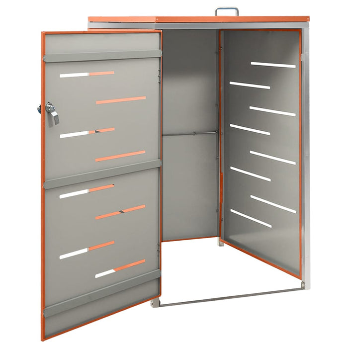 Magazie pentru pubelă unică, 69x77,5x112,5 cm, oțel inoxidabil - WALTI WALTI