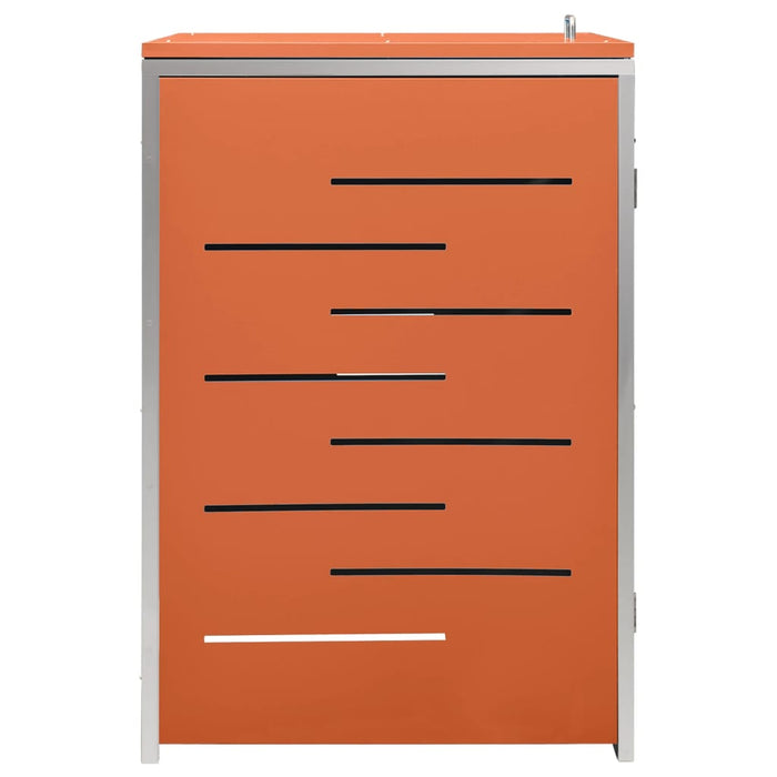 Magazie pentru pubelă unică, 69x77,5x112,5 cm, oțel inoxidabil - WALTI WALTI
