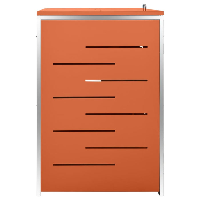 Magazie pentru trei pubele, 207x77,5x112,5 cm, oțel inoxidabil - WALTI WALTI