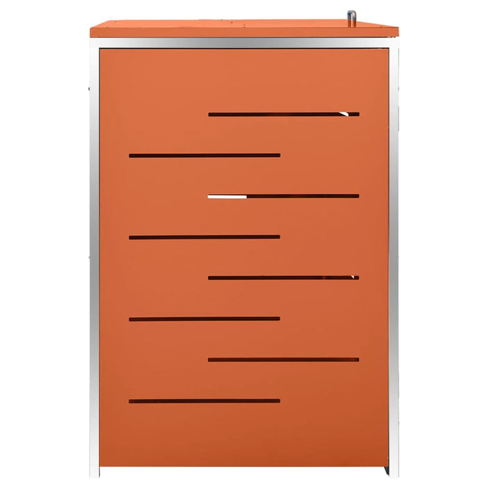 Magazie pentru patru pubele 276,5x77,5x112,5 cm oțel inoxidabil - WALTI WALTI