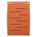 Magazie pentru patru pubele 276,5x77,5x112,5 cm oțel inoxidabil - WALTI WALTI