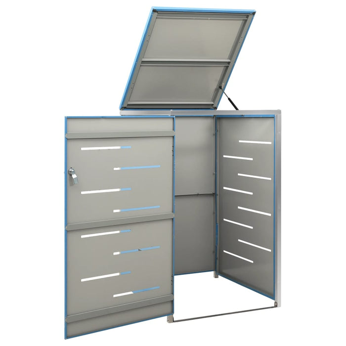 Magazie pentru pubelă unică, 69x77,5x112,5 cm, oțel inoxidabil - WALTI WALTI