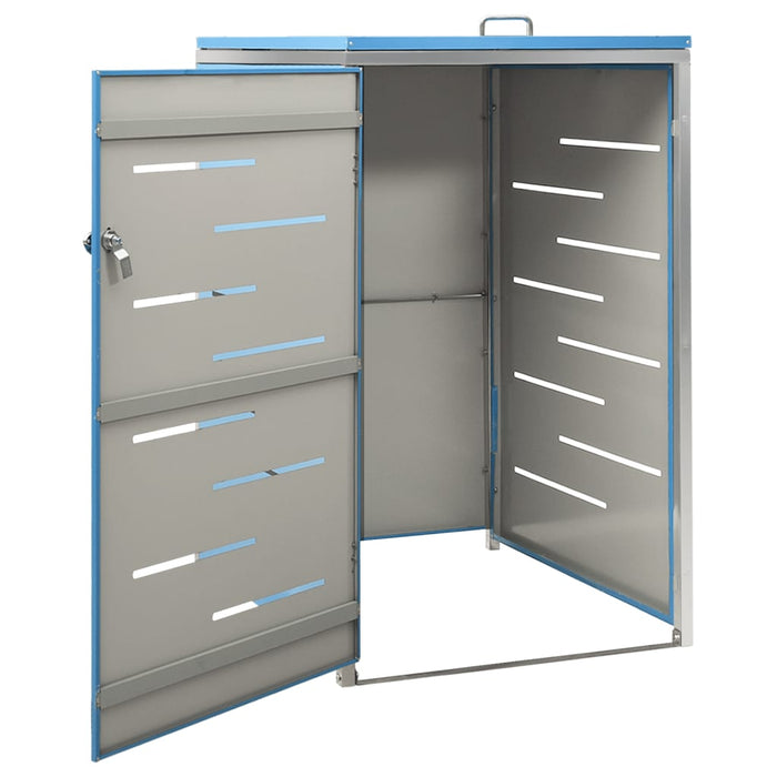 Magazie pentru pubelă unică, 69x77,5x112,5 cm, oțel inoxidabil - WALTI WALTI