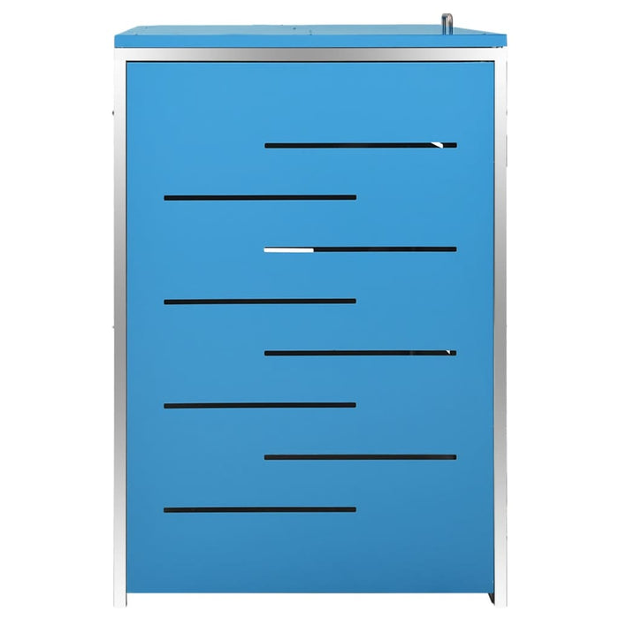 Magazie pentru patru pubele 276,5x77,5x112,5 cm oțel inoxidabil - WALTI WALTI