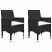 Set mobilier de grădină, 5 piese, negru - WALTI WALTI
