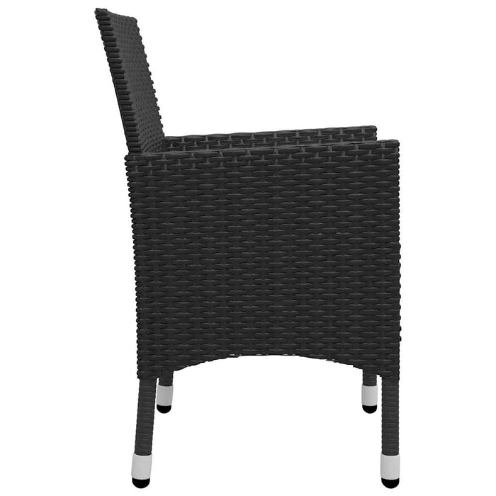 Set mobilier de grădină, 5 piese, negru - WALTI WALTI