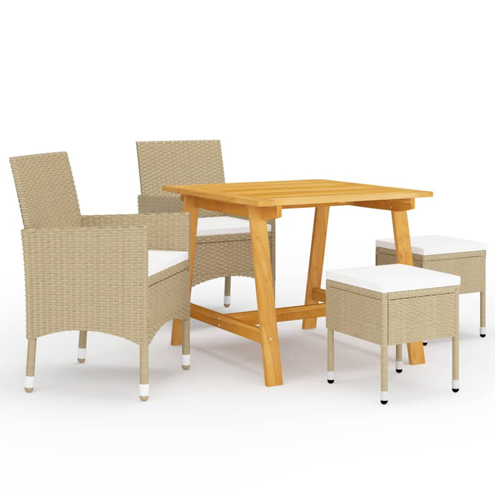 Set mobilier de grădină, 5 piese, bej - WALTI WALTI