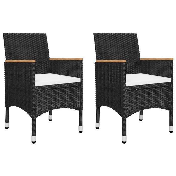 Set mobilier de grădină, 5 piese, negru - WALTI WALTI