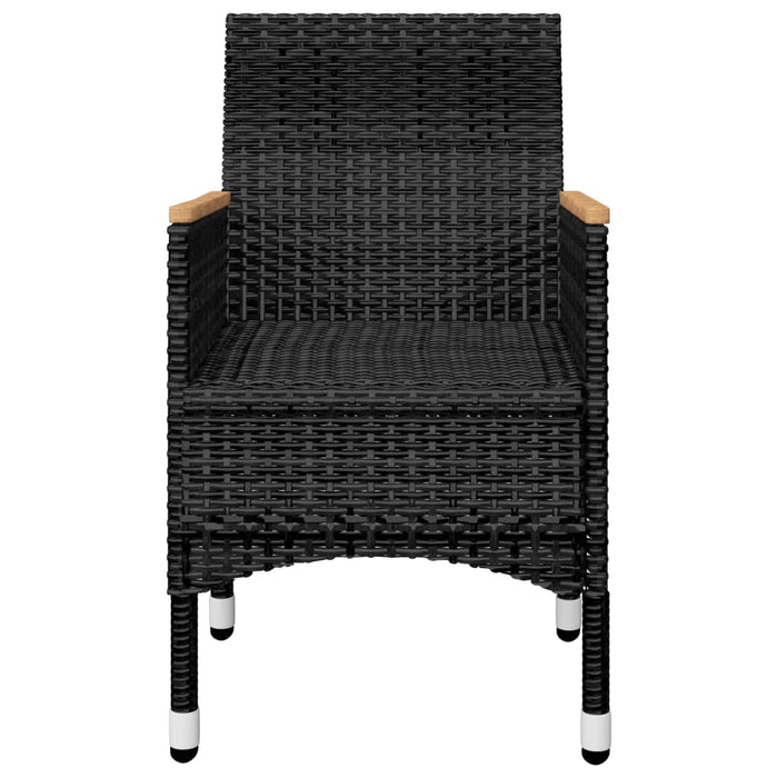 Set mobilier de grădină, 5 piese, negru - WALTI WALTI