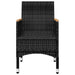 Set mobilier de grădină, 5 piese, negru - WALTI WALTI