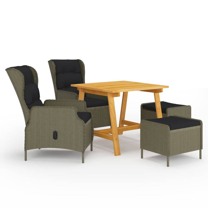 Set mobilier de grădină, 5 piese, maro - WALTI WALTI
