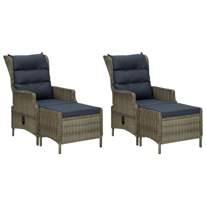 Set mobilier de grădină, 5 piese, maro - WALTI WALTI