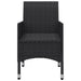 Set mobilier de grădină, 5 piese, negru - WALTI WALTI