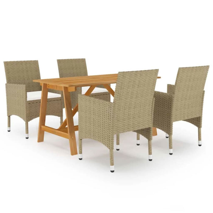 Set mobilier de grădină, 5 piese, bej - WALTI WALTI