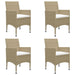 Set mobilier de grădină, 5 piese, bej - WALTI WALTI