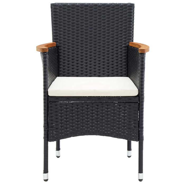Set mobilier de grădină, 5 piese, negru - WALTI WALTI