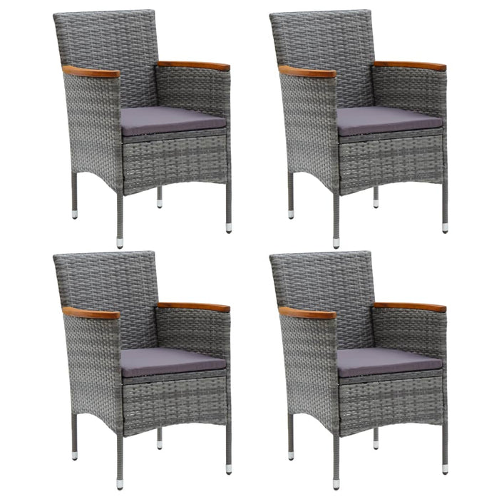 Set mobilier de grădină, 5 piese, gri WALTI