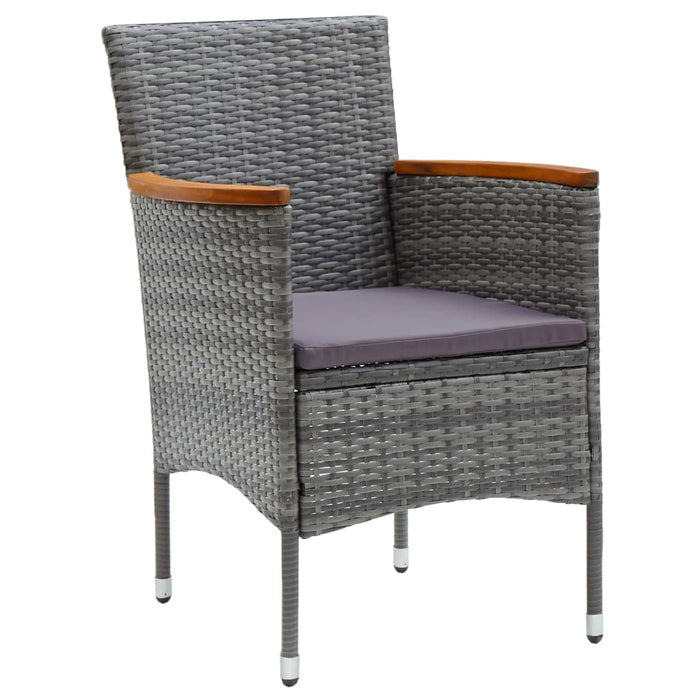 Set mobilier de grădină, 5 piese, gri WALTI