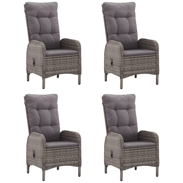 Set mobilier pentru grădină, 5 piese, gri WALTI