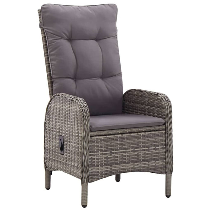 Set mobilier pentru grădină, 5 piese, gri WALTI