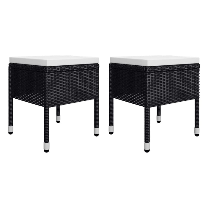 Set mobilier de grădină, 5 piese, negru WALTI