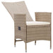 Set mobilier de grădină, 5 piese, bej - WALTI WALTI