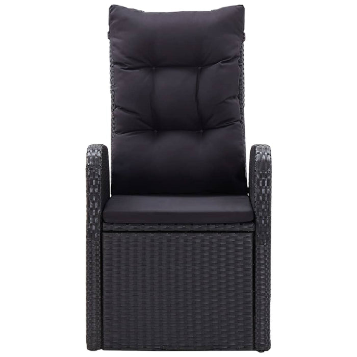 Set de masă pentru grădină, 5 piese, negru - WALTI WALTI