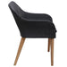 Set mobilier de grădină, 5 piese, negru - WALTI WALTI