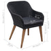 Set mobilier de grădină, 5 piese, negru - WALTI WALTI
