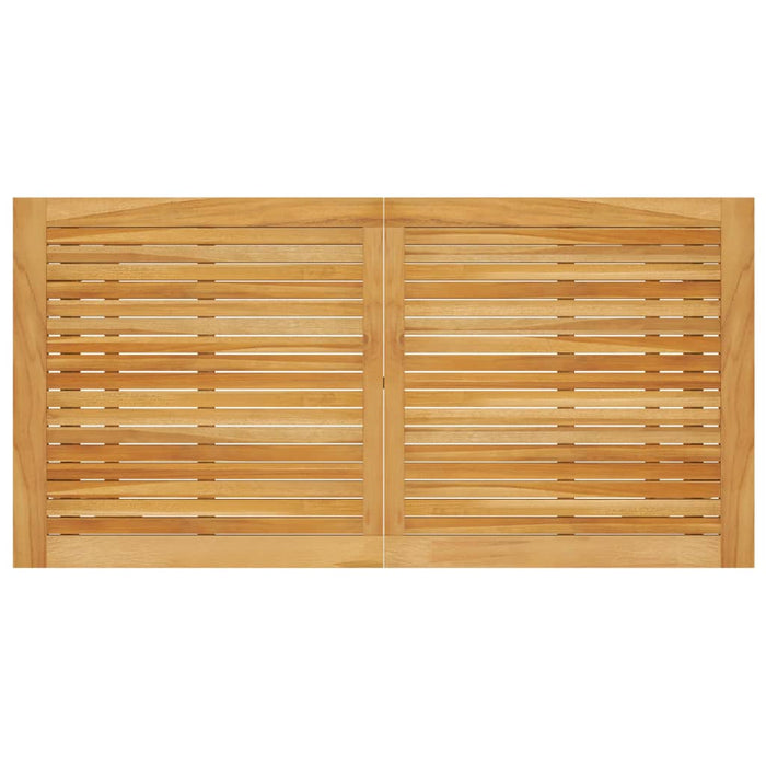 Set de masă pentru grădină, 5 piese, negru WALTI
