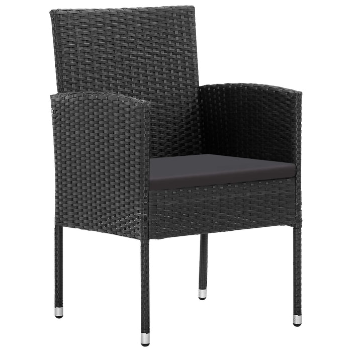 Set mobilier de grădină, 5 piese, negru - WALTI WALTI
