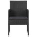 Set mobilier de grădină, 5 piese, negru - WALTI WALTI