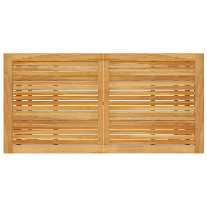 Set de masă pentru grădină, 5 piese, gri închis - WALTI WALTI