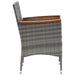 Set mobilier de grădină, 7 piese, gri - WALTI WALTI