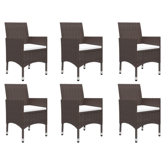Set mobilier de grădină, 9 piese, maro - WALTI WALTI