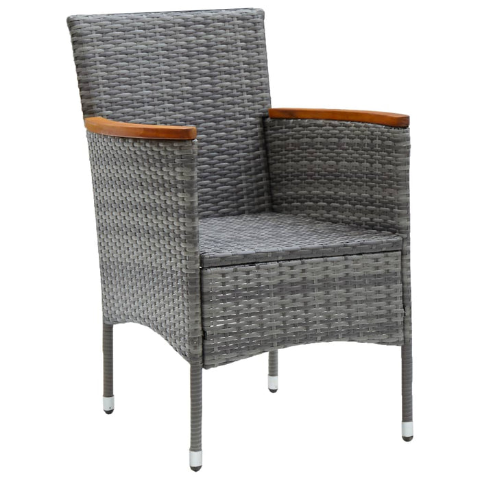 Set mobilier de grădină, 9 piese, gri - WALTI WALTI