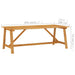 Set mobilier de grădină, 7 piese, maro - WALTI WALTI