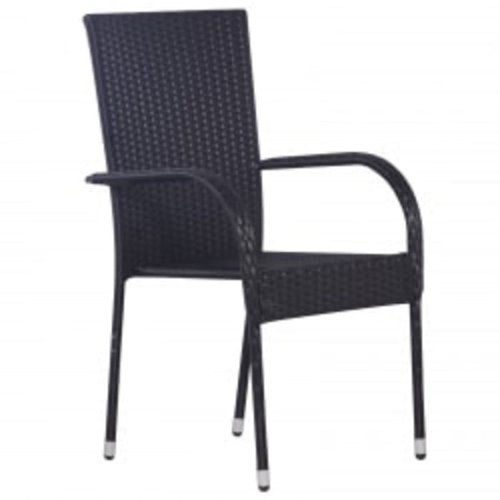 Set mobilier de grădină, 7 piese, negru - WALTI WALTI