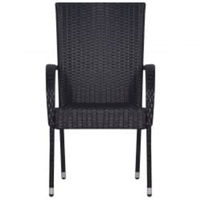 Set mobilier de grădină, 7 piese, negru - WALTI WALTI