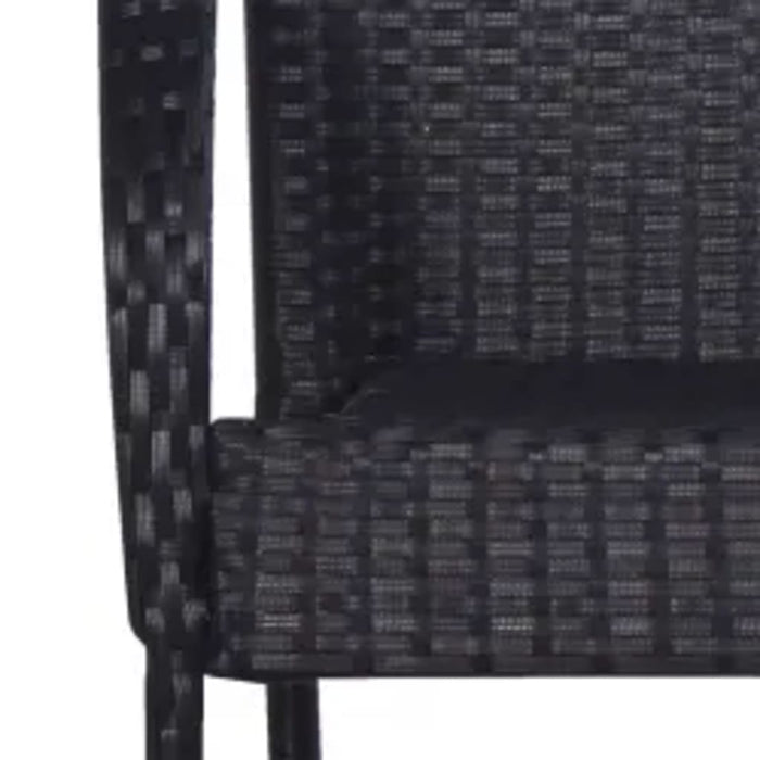 Set mobilier de grădină, 7 piese, negru - WALTI WALTI