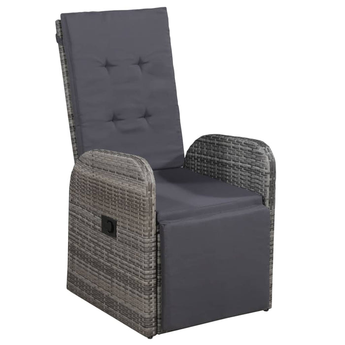 Set mobilier pentru grădină, 7 piese, gri - WALTI WALTI