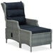 Set mobilier de grădină, 9 piese, gri deschis - WALTI WALTI