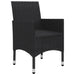 Set mobilier de grădină, 3 piese, negru - WALTI WALTI