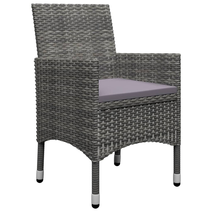 Set mobilier de grădină, 5 piese, gri WALTI