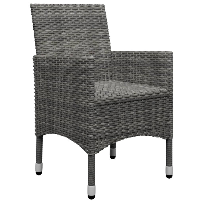 Set mobilier de grădină, 5 piese, gri WALTI