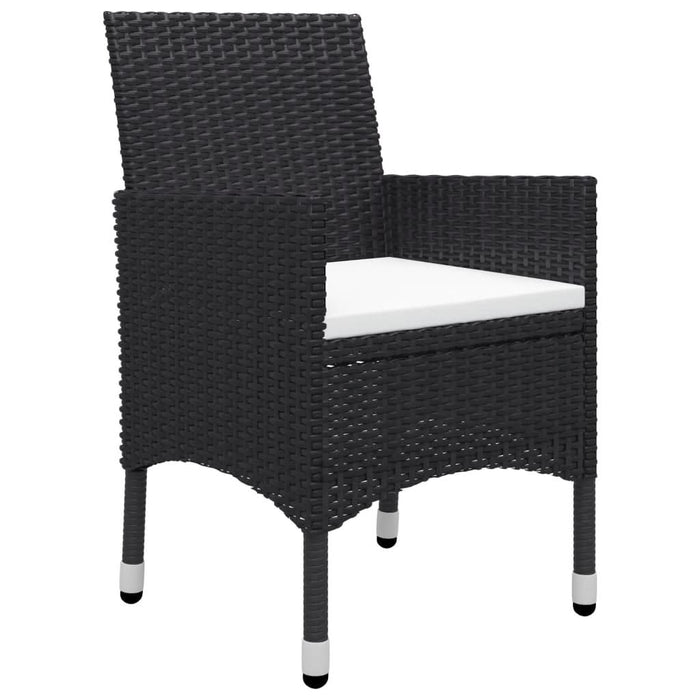 Set mobilier de grădină, 5 piese, negru - WALTI WALTI