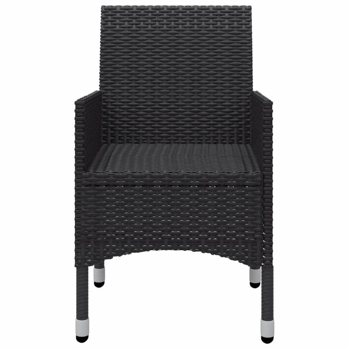 Set mobilier de grădină, 5 piese, negru - WALTI WALTI