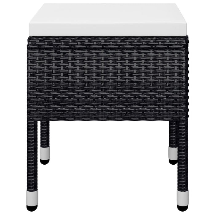 Set mobilier de grădină, 5 piese, negru - WALTI WALTI